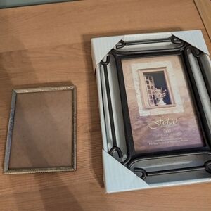 Vintage Photo Frames Lot Of 2 One Brand New One Authentic Vintage